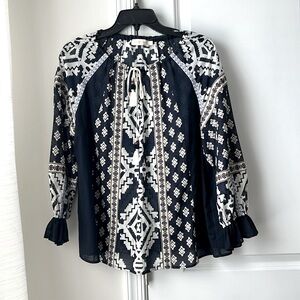 Tory Burch Blouse 💙🤍💙